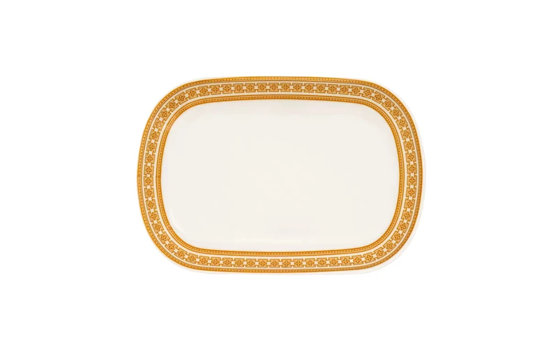 11 inch Melamine Rectangle Plate Middle Eastern Style