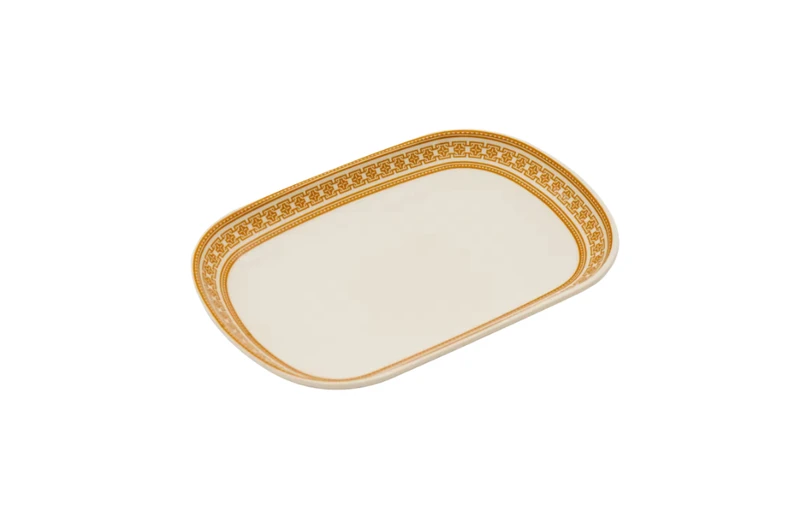 11 inch Melamine Rectangle Plate Middle Eastern Style