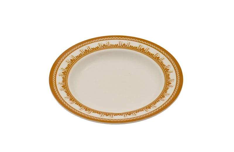 10 inch Melamine Round Plate Middle Eastern Style