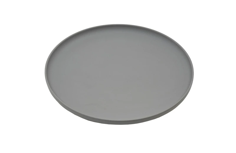 10.6 inch Melamine Round Plate Mist Stone Series